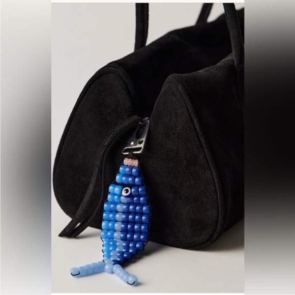 Free People Beaded Fish Bag Charm - Picture 1 of 6